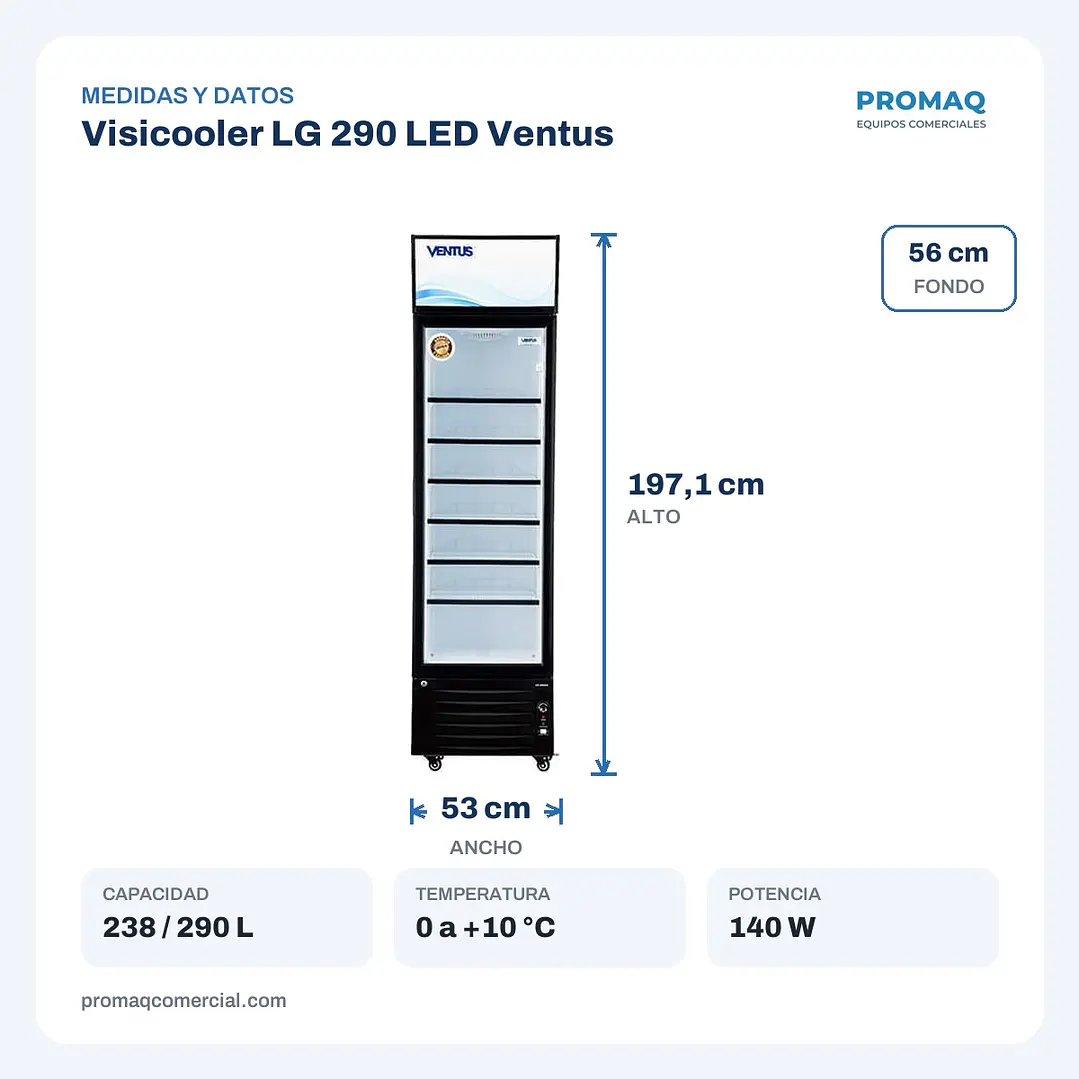 Visicooler LG 290 LED Ventus 2