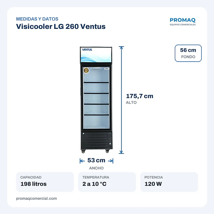 Visicooler LG 260 Ventus 2