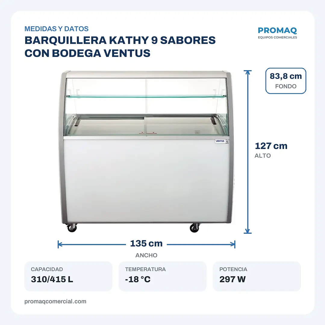 BARQUILLERA KATHY 9 SABORES CON BODEGA VENTUS 2