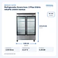 Refrigerador Acero Inox. 2 Ptas Vidrio VR2PS-1400V Ventus - Miniatura 2