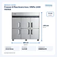 Freezer 6 Ptas Acero Inox. Vf6Ps-1400 Ventus - Miniatura 2