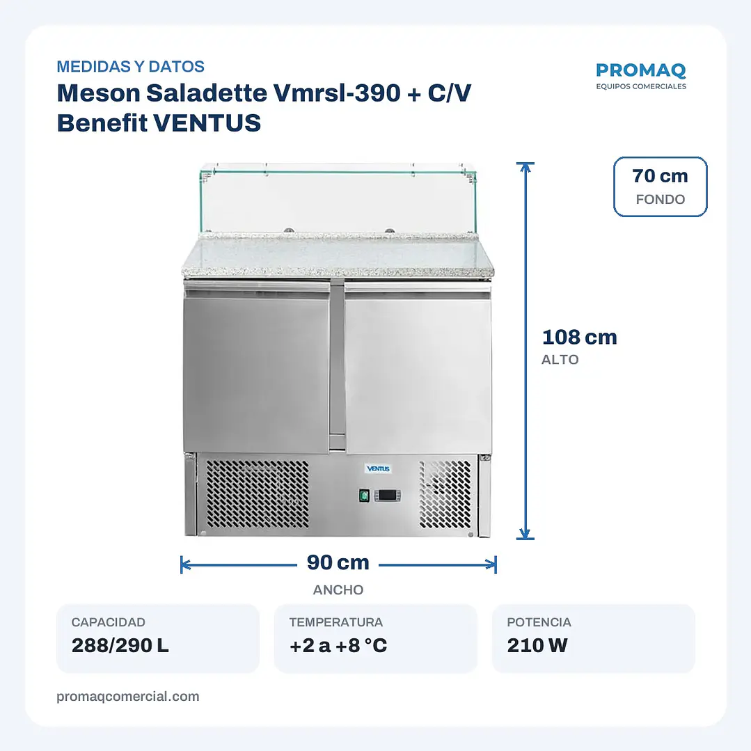 Meson Saladette Vmrsl-390 + C/V Benefit VENTUS 2