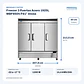 Freezer 3 Puertas Acero 1925L MBF8504-F81
