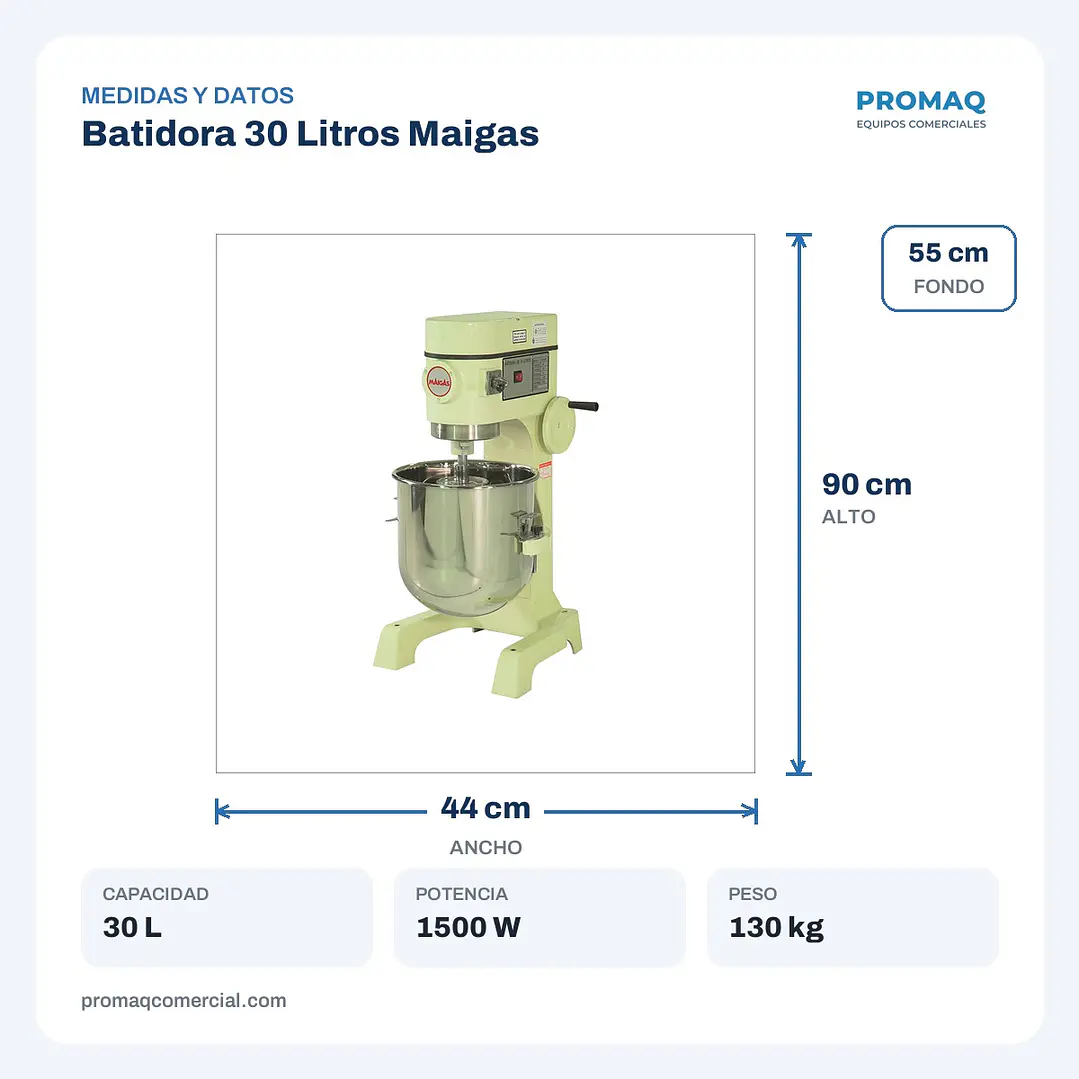 Batidora 30 Litros Maigas 2