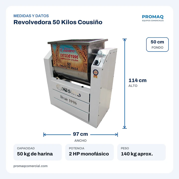 Revolvedora 50 Kilos Cousiño 2