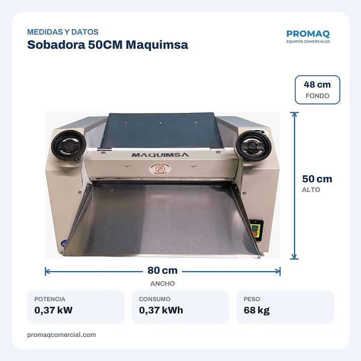 Sobadora 50CM Maquimsa 2