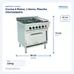 Cocina 4 Platos, 1 Horno, Plancha Churrasquera - Miniatura 2