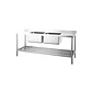 Lavaplatos 2 tazas 50x40x30 con secador  - Miniatura 3