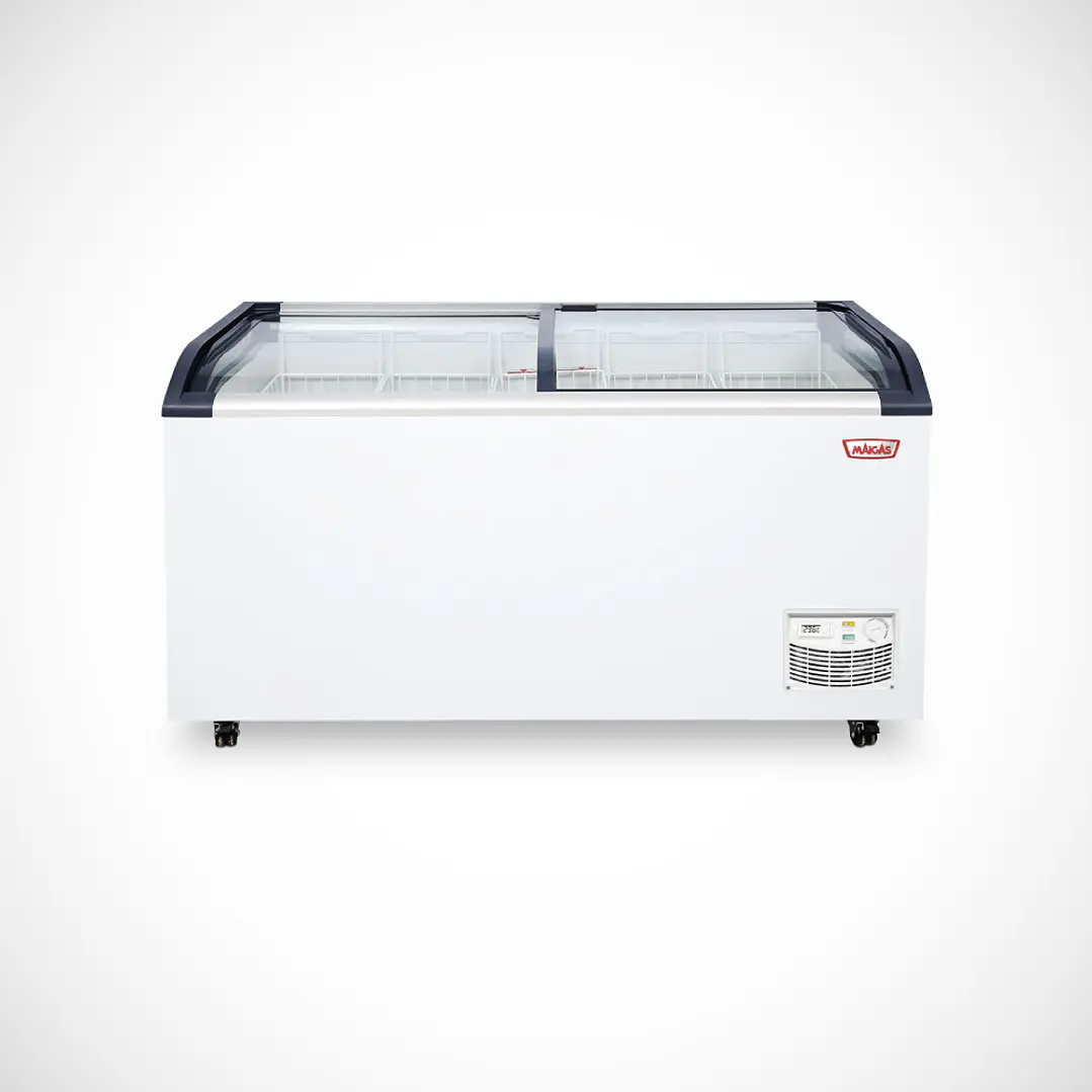 Congeladora Tapa De Vidrio Curvo 520Q Maigas 1