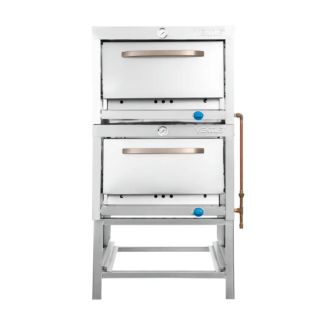 HORNO 2 CAMARA A/INOX 58X65 GLP VHG-2C VENTUS 1