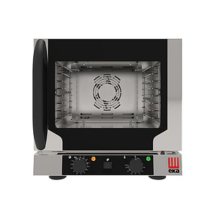 Horno eléctrico ventilado vapor indirecto 4×1/2Gn EKF412NALU Eka