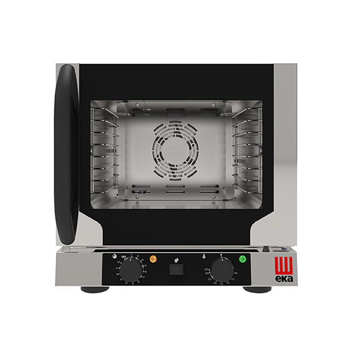 Horno eléctrico ventilado vapor indirecto 4×1/2Gn EKF412NALU Eka 1