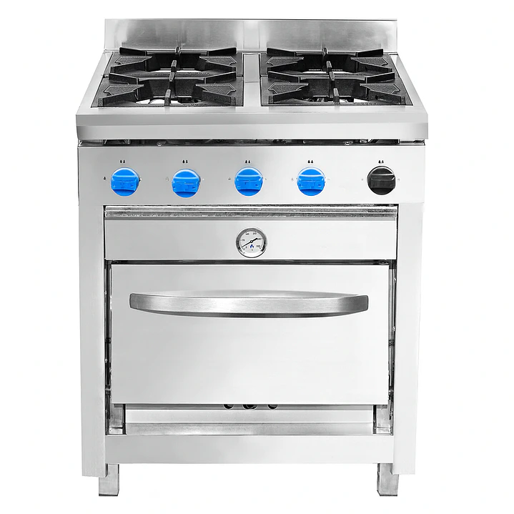 Cocina 4 Platos con Horno 50x50cm Gas Natural VCG-4P50 GN VENTUS 1