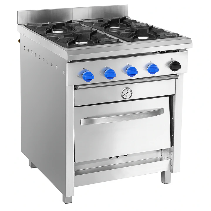 Cocina 4 Platos con Horno 50x50cm Gas Natural VCG-4P50 GN VENTUS 3