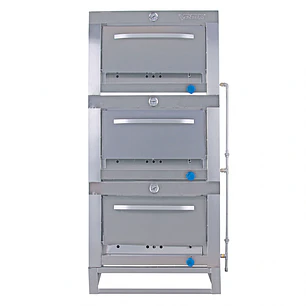 Horno 3 Cámaras Acero Inox 65x65cm VHG-365C VENTUS
