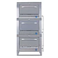 Horno 3 Cámaras Acero Inox 65x65cm VHG-365C VENTUS - Miniatura 1