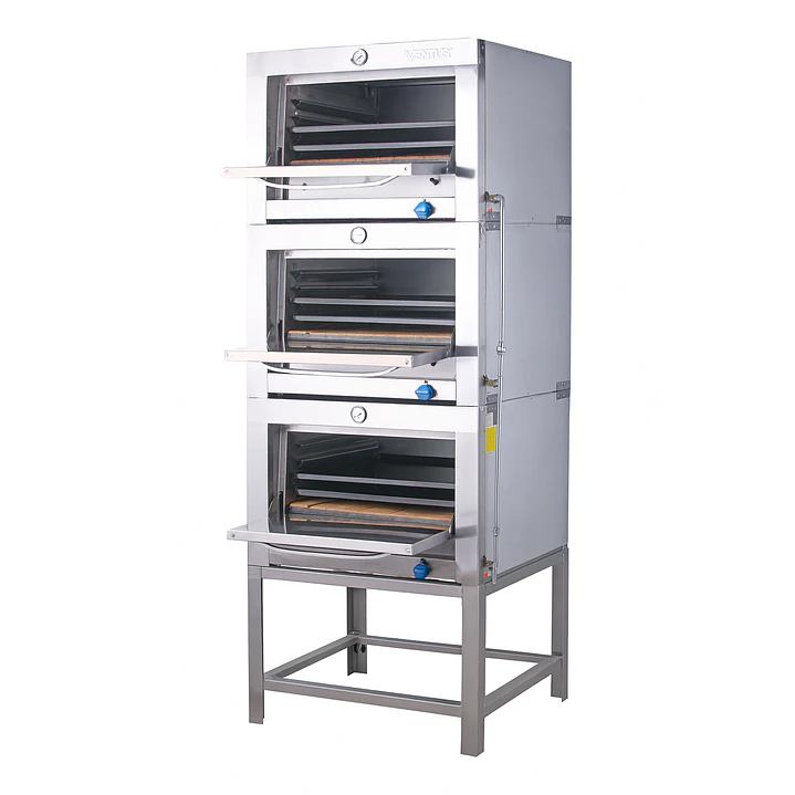 Horno 3 Cámaras Acero Inox 65x65cm VHG-365C VENTUS 3