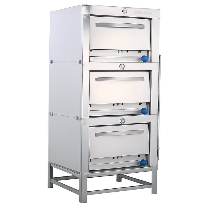 Horno 3 Cámaras Acero Inox 65x65cm VHG-365C VENTUS 5