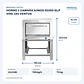 HORNO 1 CAMARA A/INOX 65X65 GLP VHG-165 VENTUS - Miniatura 2