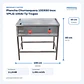 Plancha Churrasquera 100X60 Inox VPLG-100AI Tp Ticgas - Miniatura 2
