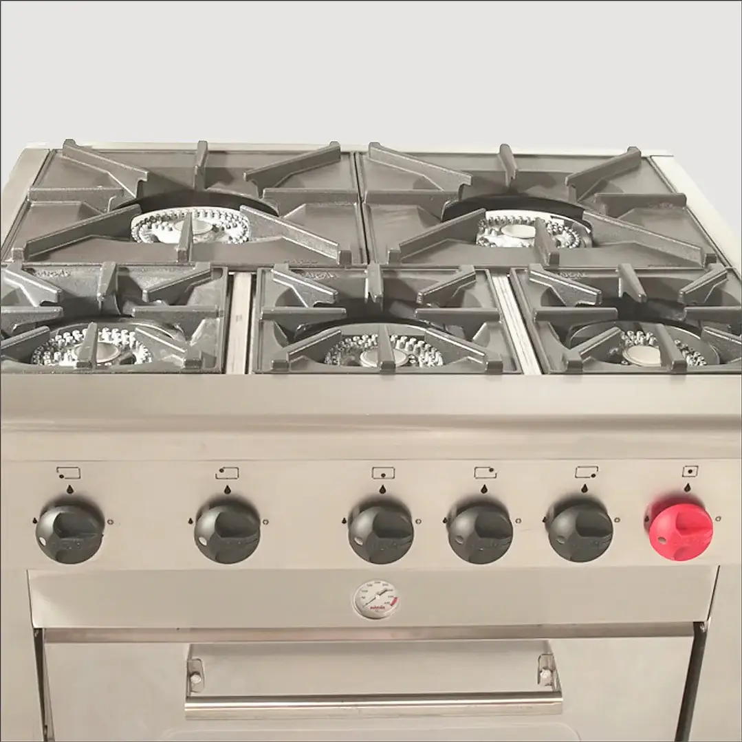 Cocina Industrial 5 Platos 1 Horno Maigas 3