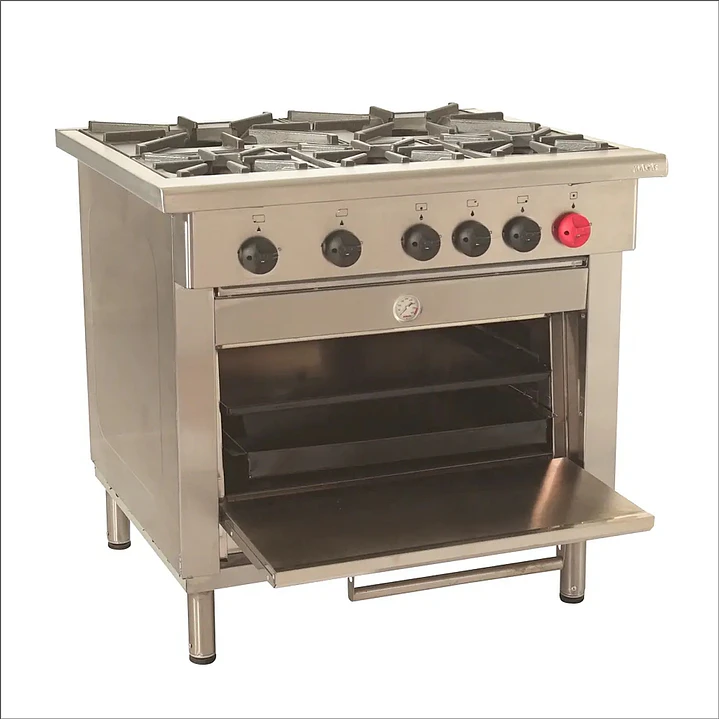 Cocina Industrial 5 Platos 1 Horno Maigas 4
