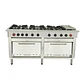 Cocina Industrial 8 Platos 2 Hornos Churrasquera Maigas - Miniatura 4