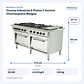 Cocina Industrial 8 Platos 2 Hornos Churrasquera Maigas - Miniatura 2