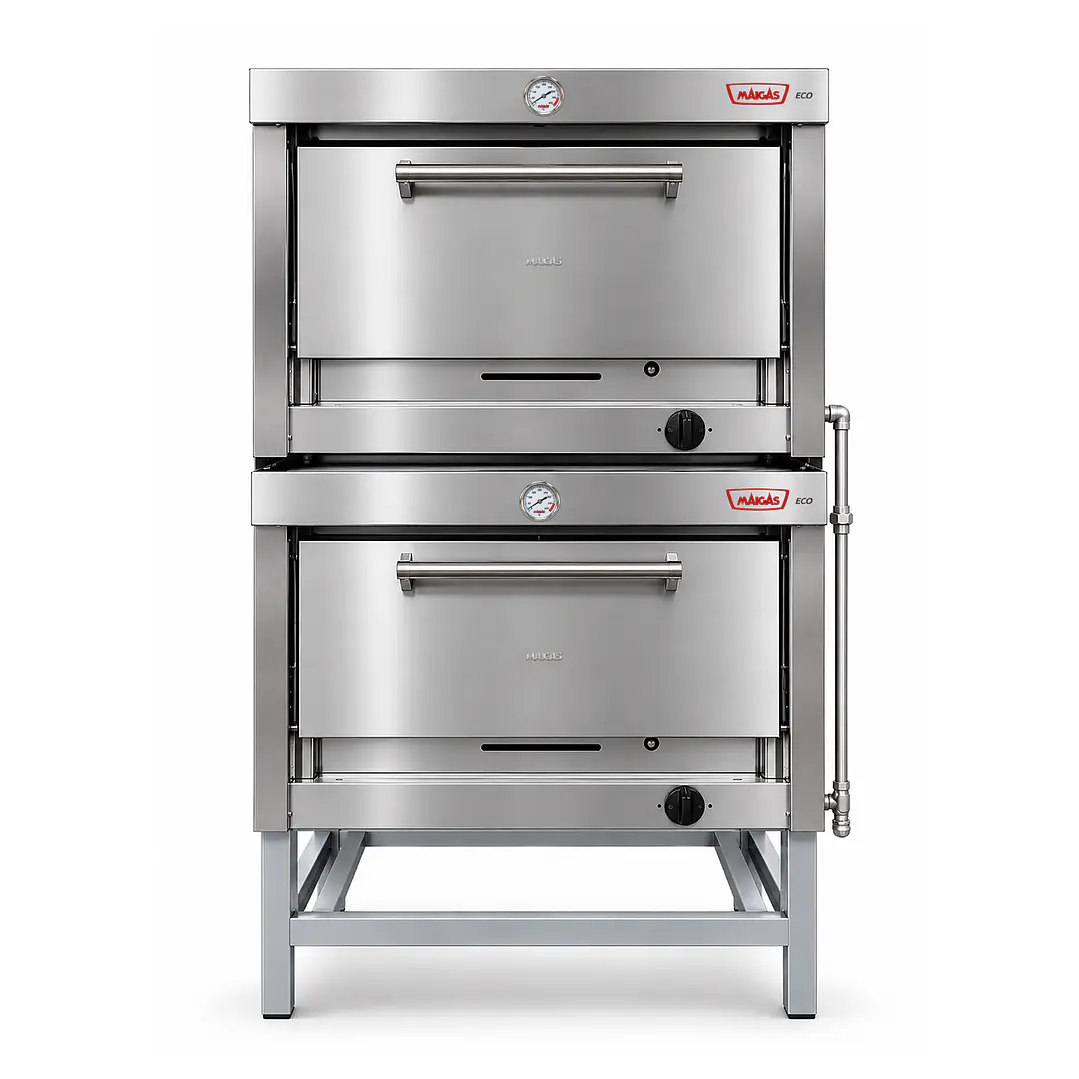 Horno Industrial ECO 2 Cámaras Bandeja 65x58 Maigas 1