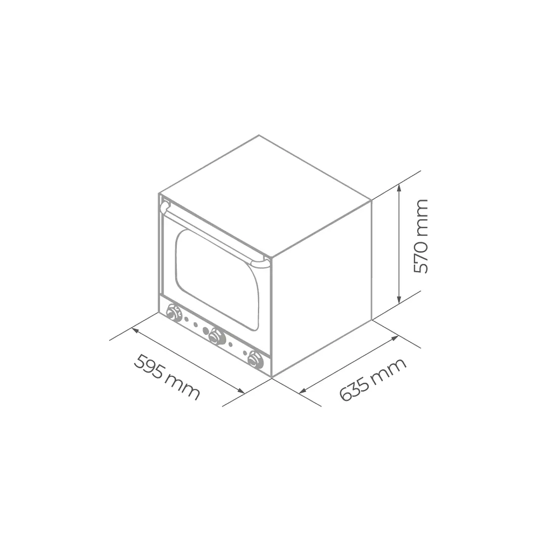 Horno Convector 4 Bandejas con Grill y Humidificador Maigas 3