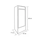 Freezer Vertical 1 Puerta de Vidrio 400 Lts FV400 Maigas - Miniatura 3