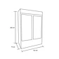 Freezer Vertical 2 Puertas de Vidrio 800 Lts FV800 Maigas - Miniatura 3