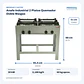 Anafe Industrial 2 Platos Quemador Doble Maigas - Miniatura 2