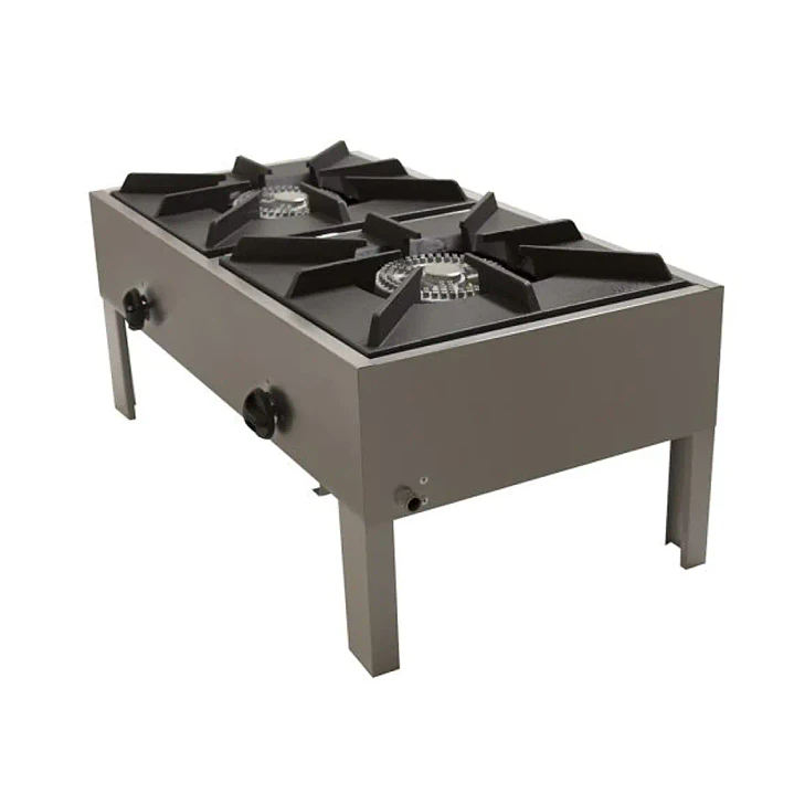 Anafe Industrial 2 Platos Bajo 43x43 Maigas 4