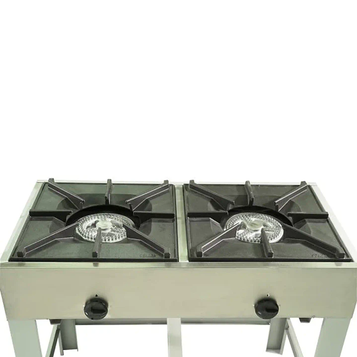 Anafe Industrial 2 Platos Alto 43x43 Maigas 4