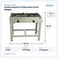 Anafe Industrial 2 Platos Alto 43x43 Maigas - Miniatura 2