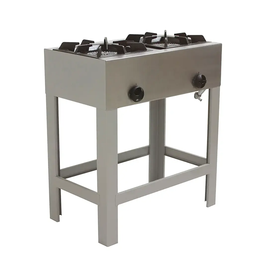 Anafe Semi Industrial 2 Platos Alto 30x30 Maigas 3