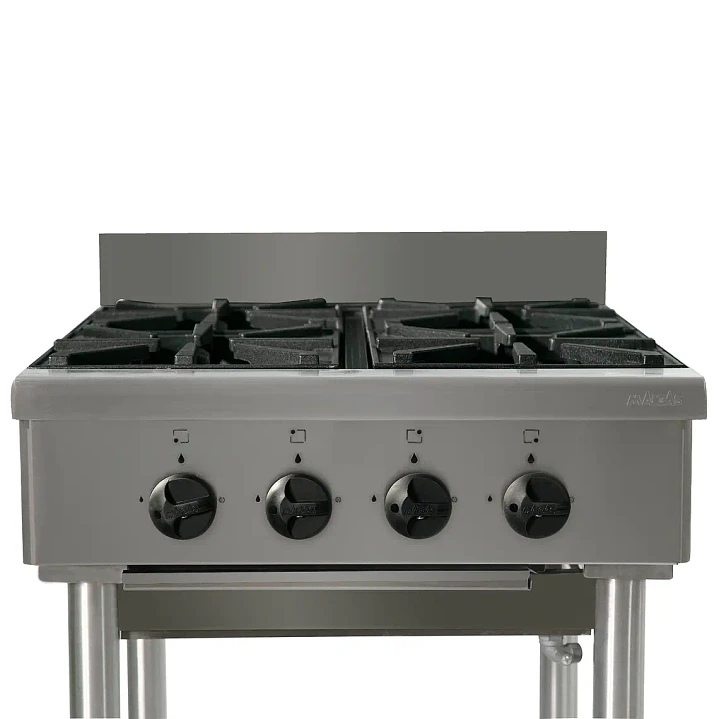 Anafe Industrial 4 Quemadores 30x30 Maigas 4