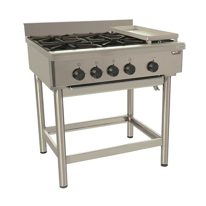 Anafe Industrial 4 Quemadores 30x30 Churrasquera Maigas 1