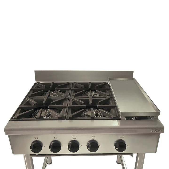 Anafe Industrial 4 Quemadores 30x30 Churrasquera Maigas 3