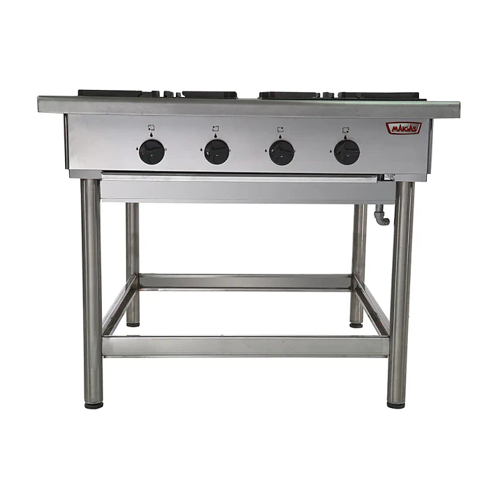 Anafe Industrial 4 Quemadores 43x43 Maigas 3
