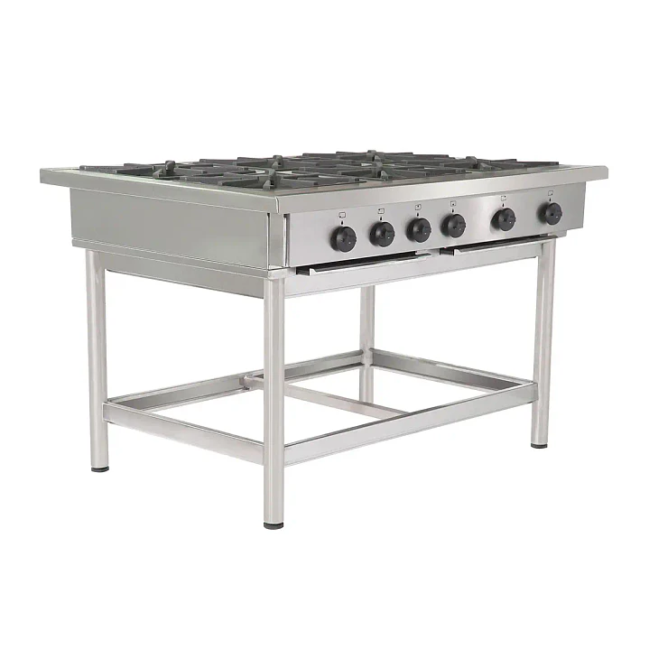Anafe Industrial 6 Platos 35x35 Casino Maigas 4