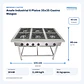 Anafe Industrial 6 Platos 35x35 Casino Maigas - Miniatura 2