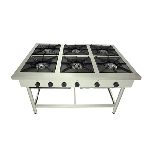 Anafe Industrial 6 Platos 43x43 Casino Maigas