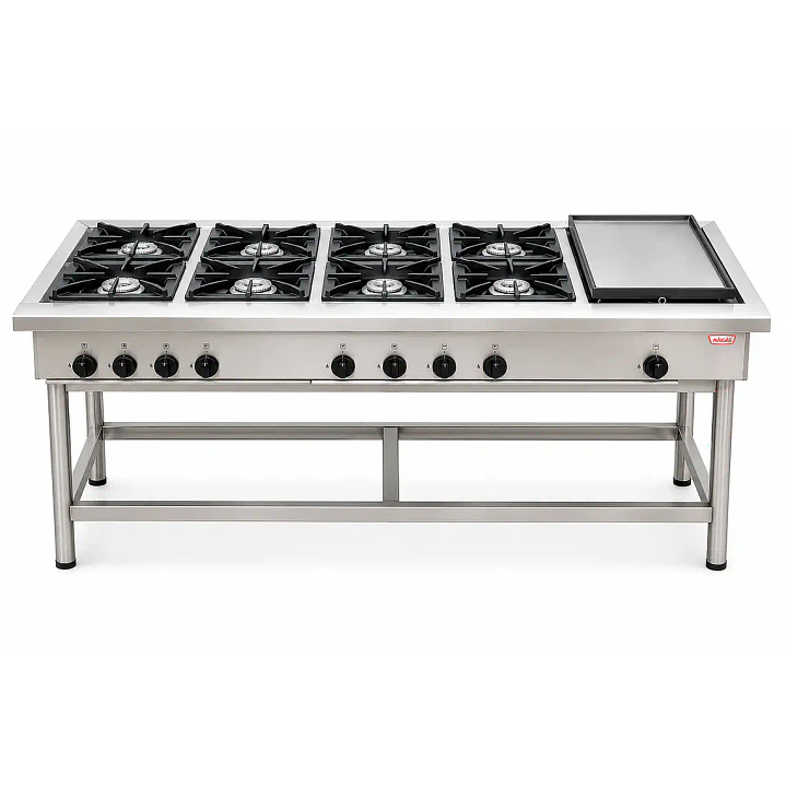 Anafe Industrial 8 Platos 35x35 Churrasquera Maigas 1