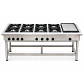 Anafe Industrial 8 Platos 35x35 Churrasquera Maigas - Miniatura 1