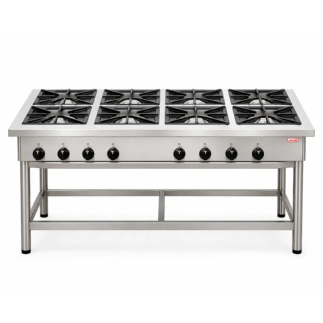 Anafe Industrial 8 Platos 43x43 Casino Maigas 1