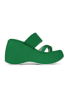 Jeffrey Campbell - VIBE green neoprene