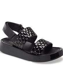 Jeffrey Campbell - ARDEMAN black gold patent