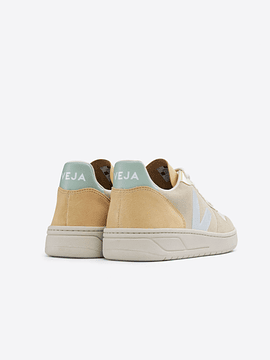 Veja V-10 Suede Sable Menthol Multico